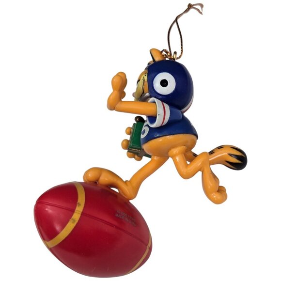 Garfield Football Player Christmas Ornament Cat Trim-A-Tree Paws 1996 Vtg - Picture 7 of 15